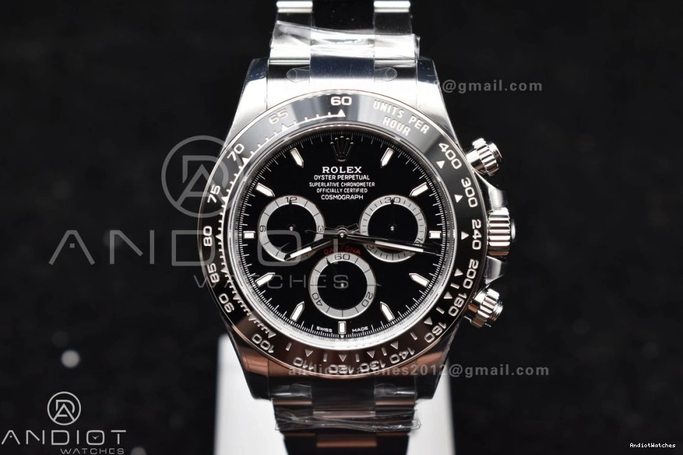 SL4801 126500 in Movement Elegant Steel 904L Dial 1051 Daytona Rolex Factory 1:1 VS Black SBF 0123